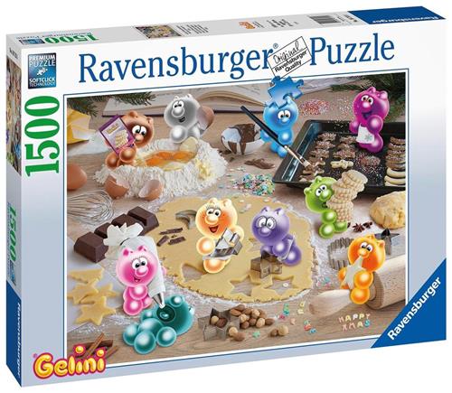 Ravensburger puzzel Kerst met Gellini - Legpuzzel - 1500 stukjes