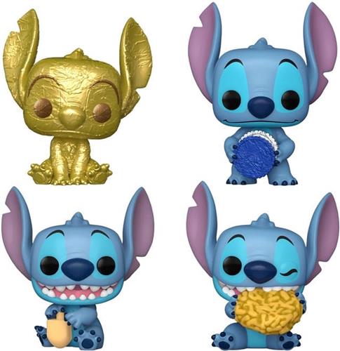 Funko Pocket Pop! Keychain 4-Pack: Stitch - Dreidel Box