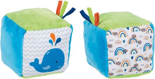 Goki Zachte Kubus met knisperfolie en Bel Walvis