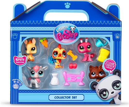 Bandai -LITTLEST PETSHOP - pack of 5 pets - boerderij