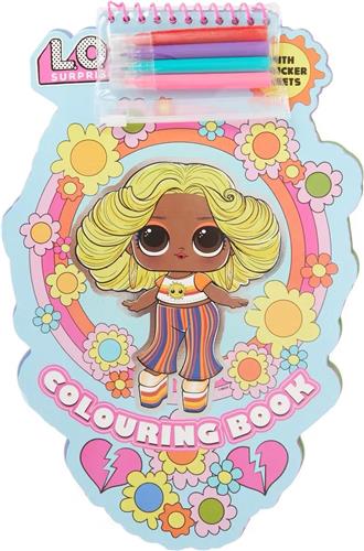 Kleurboek LOL - L.O.L surprise - met stickers - inclusief 4 stiften - kleurboek meisjes - lol - knutselen meisjes - L.O.L. Surprise!