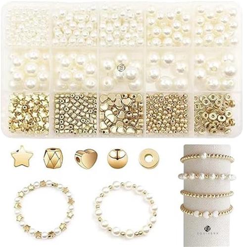 Equivera Armbandjes Maken Set Meisjes - Knutselset Meisjes - Knutselset voor Meisjes - Knutselset Meiden - Sieraden Maken Meisjes - Armbandjes Maken Meisjes - Cadeautip voor uw kind!