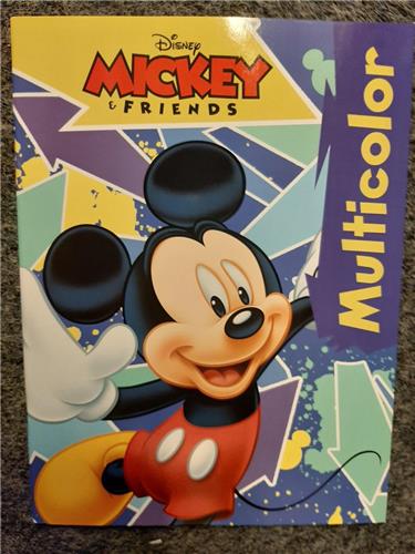 Disney Kleurboek Multicolor Mickey 210 X 297 Mm 32 Kleurplaten