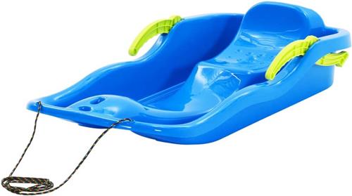 vidaXL - Slee - met - remmen - 87x40x18 - cm - polypropeen - blauw