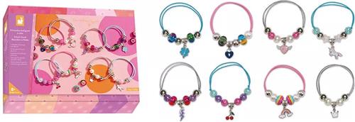 Janod Les Ateliers Bijoux - 8 Feel Good Armbanden Om Te Maken - 8 Juwelen Om In Elkaar Te Zetten, Elk Met Zijn Eigen Superkrachten - Het Doosje Doet Dienst Als Sieradendoosje! - Geschikt Vanaf 8 Jaar