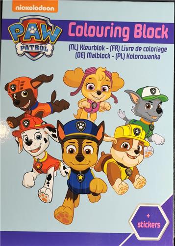 Paw Patrol Kleurboek met Stickers Assorti