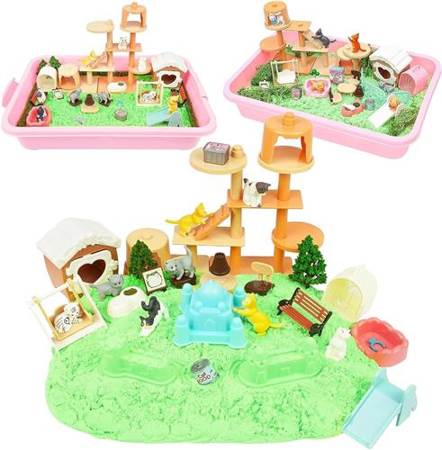 Equivera Kinetisch Zand - Kinetisch Zand voor Binnen - Kinetisch Zand Speelgoed - Cadeau voor Kinderen - Magisch Zand