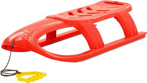 vidaXL - Kinderslee - 102,5x40x23 - cm - polypropeen - rood