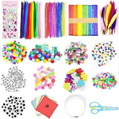 Equivera Knutselkoffer - Knutselset voor jongens en meisjes - Knutseldoos - Knutselkoffer voor Jongens en Meisjes - Knutselkoffer Kinderen - Cadeautip voor uw kind!