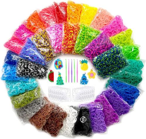 Equivera Armbandjes Maken Set Meisjes - Knutselset Meisjes - Knutselset voor Meisjes - Knutselset Meiden - Sieraden Maken Meisjes - Armbandjes Maken Meisjes - Cadeautip voor uw kind!