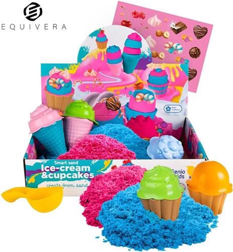 Equivera Kinetisch Zand - Kinetisch Zand voor Binnen - Kinetisch Zand Speelgoed - Cadeau voor Kinderen - Magisch Zand