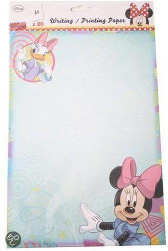 Disney Schrijfpapier (20 vellen) 80 gram a4 minnie mouse