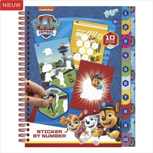 Paw Patrol Sticker Puzzel Boekje - Sticker Puzzelen - Cadeau voor Jongens & Meisjes - Hoge Kwaliteit - Puzzel voor Kleuters & Peuters - Stickerboek / Puzzelboek - Creatief Speelgoed - Educatief Speelgoed - Vanaf 3 Jaar - Puzzelen & Kleuren