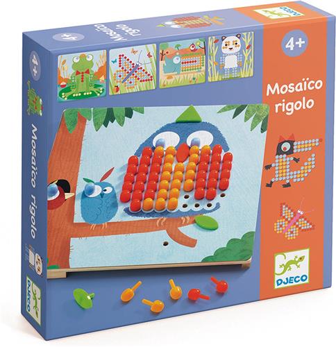 Djeco pedagogisch spel Mosaïco rigolo