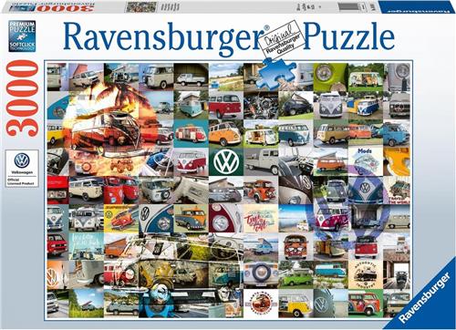 Ravensburger puzzel 99 VW Bulli Moments - Legpuzzel - 3000 stukjes