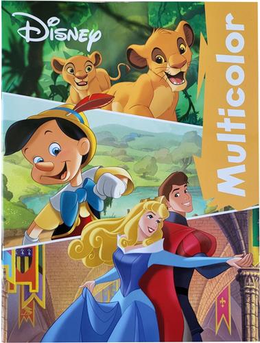 Multicolor - Disney Pinokkio - 32 Pagina's - 17 Kleurplaten en 17 Voorbeelden - Voor Kinderen - Uitermate Geschikt voor Kleurpotloden en Wasco
