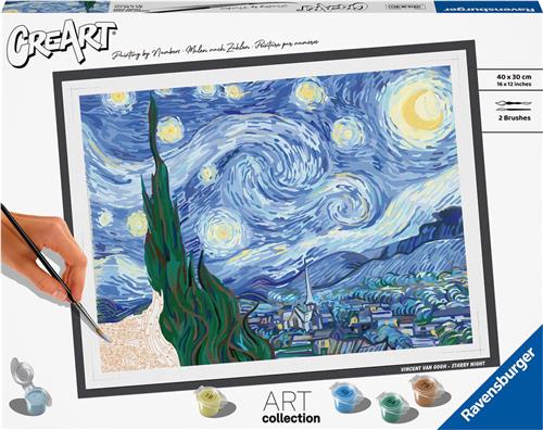 Ravensburger The Starry Night (Van Gogh) - Schilderen op nummer voor volwassenen