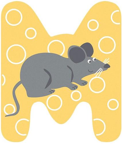 Small Foot - Houten Dieren Kinderletter - M