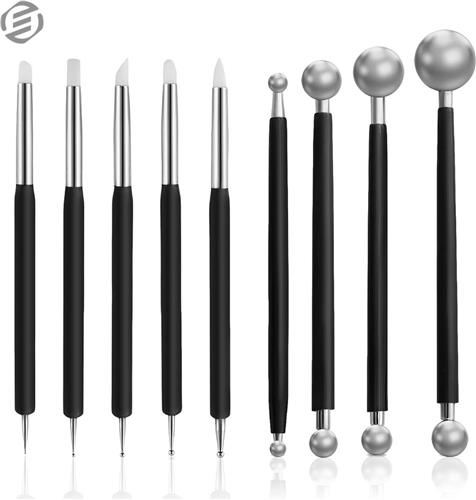 Equivera Pottenbakken Gereedschap - Pottenbakkersgereedschapset - Boetseer Gereedschap - Klei Gereedschap - Boetseer Set - Beeldhouwen - Pottenbakken - Boetseergereedschap - Kleigereedschap - Modelleergereedschap