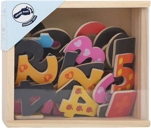Small Foot - Houten Magnetische Cijfers Kleur. 37dlg.