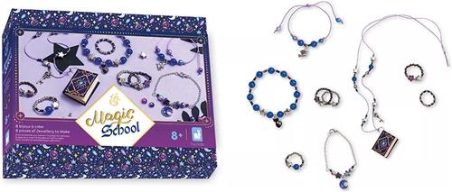 Janod Magic School - Sieradenset - 8 Juwelen Om Te Creëren - Set Inclusief Diverse Kralen En Bedels - Geschikt Vanaf 8 Jaar