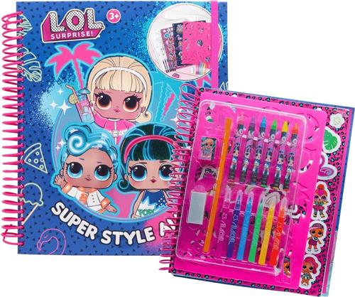 L.o.l. Surprise! Kleurboek Meisjes Papier Roze/blauw 16-delig