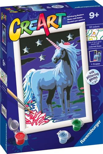Ravensburger CreArt Magical Unicorn - Schilderen op nummer voor kinderen
