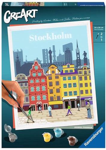 Ravensburger Colourful Stockholm - Schilderen op nummer voor volwassenen