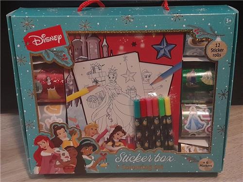 Disney Princess kerst kleurboek met leuke stickers voor kinderen