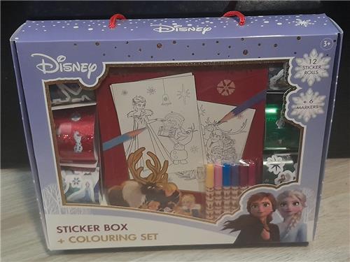 Disney Frozen kerst kleurboek met leuke stickers voor kinderen
