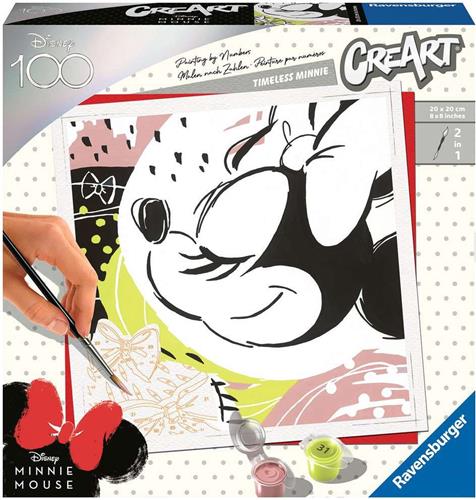 Ravensburger D100 Jubilee Edition Minnie Mouse 1 - Schilderen op nummer voor volwassenen