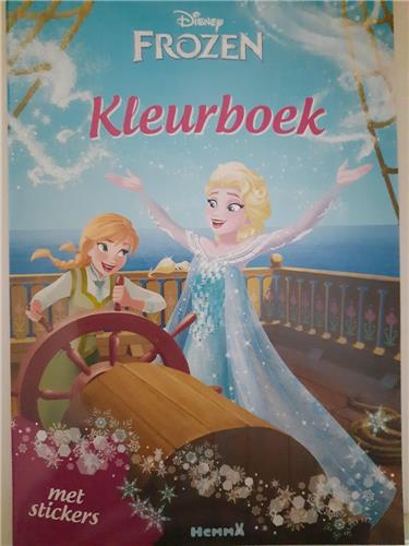 Kleurboek Frozen met stickers