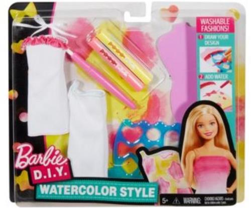 Barbie D.I.Y. Watercolor Style Poppenjurk
