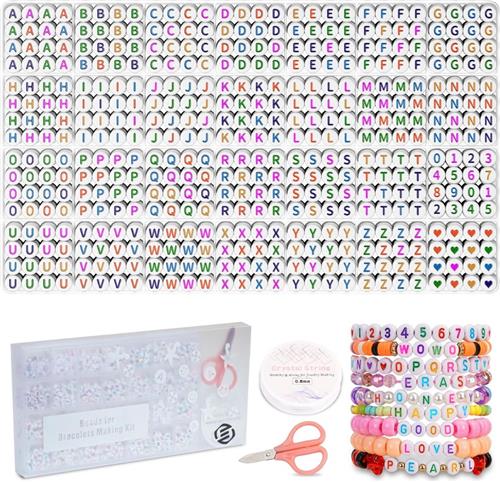 Equivera Armbandjes Maken Set Meisjes - Knutselset Meisjes - Knutselset voor Meisjes - Knutselset Meiden - Sieraden Maken Meisjes - Armbandjes Maken Meisjes - Cadeautip voor uw kind!