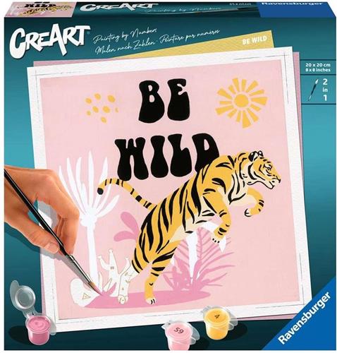 Ravensburger Be Wild - Schilderen op nummer voor volwassenen