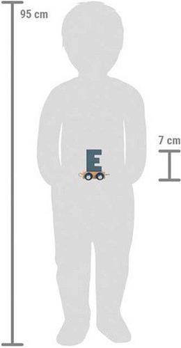 Small Foot - Houten Lettertrein Polar - E