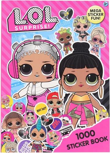 L.O.L. Surprise - Stickerboek met 1000 stickers - Mega sticker Fun