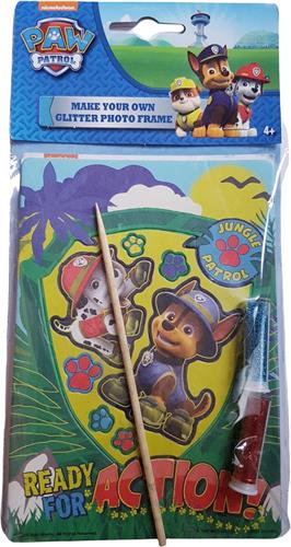 Paw Patrol - Make your own glitter photo frame - Fotolijst - Knutselpakket - Kinderen - Knutselen