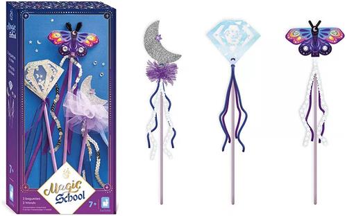 Janod Magic School - 3 Toverstokken Om Te Maken - Maak 3 Toverstokjes Met Als Thema Heksen En Tovenaars - Geschikt Vanaf 7 Jaar