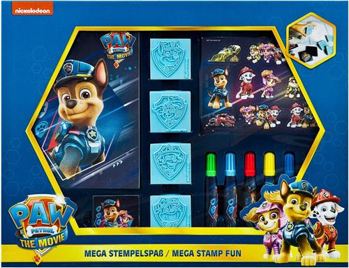 Paw Patrol Mega Stempel Set + Kleurboek en Stickers
