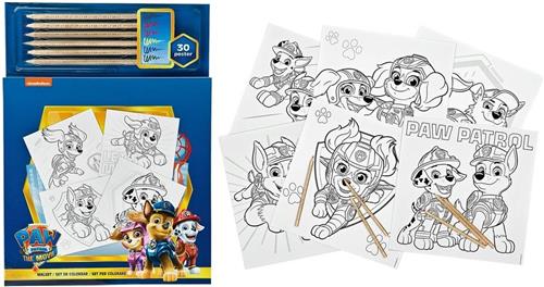Paw Patrol Colouring Book With 6 Coloured Pencils