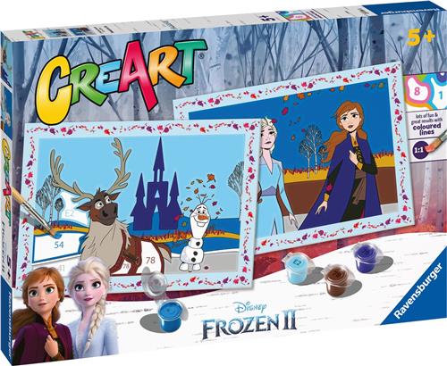 Ravensburger CreArt Disney Frozen 2 Friends for Life - Schilderen op nummer voor kinderen