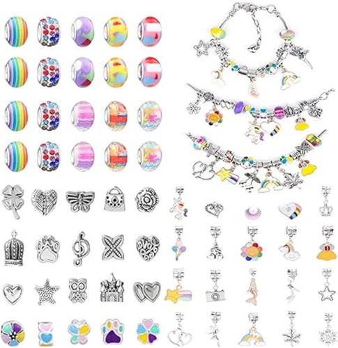 Equivera Armbandjes Maken Set Meisjes - Knutselset Meisjes - Knutselset voor Meisjes - Knutselset Meiden - Sieraden Maken Meisjes - Armbandjes Maken Meisjes - Cadeautip voor uw kind!