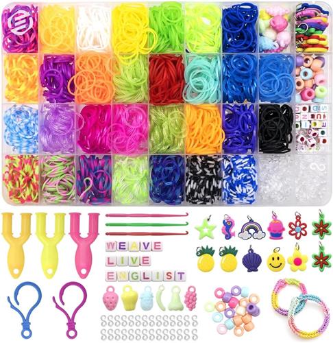 Equivera Armbandjes Maken Set Meisjes - Knutselset Meisjes - Knutselset voor Meisjes - Knutselset Meiden - Sieraden Maken Meisjes - Armbandjes Maken Meisjes - Cadeautip voor uw kind!