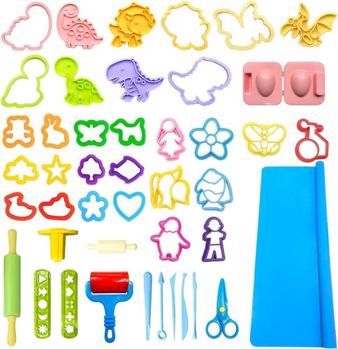 Equivera Kinetisch Zand Vormpjes - Vormpjes Kinetisch Zand voor Binnen - Kinetisch Zand Speelgoed - Cadeau voor Kinderen - Magisch Zand Vormpjes
