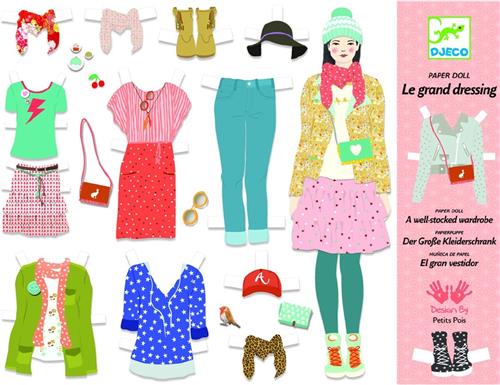 Djeco creatief papier One Big Dressing Room