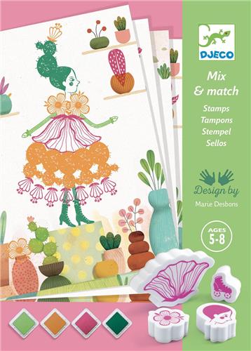 Djeco Stempelset | Bloemenmeisjes