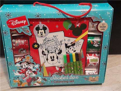 Disney Mickey kerst kleurboek met leuke stickers voor kinderen