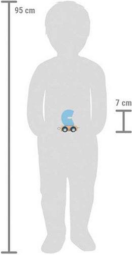 Small Foot - Houten Lettertrein Polar - C