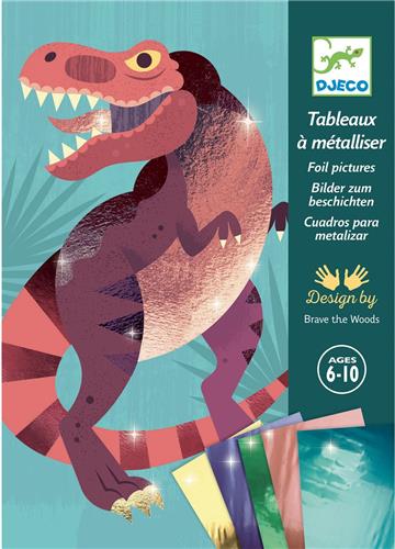 Djeco [6 jaar +] Schilderijtjes metalliseren - Jurassic